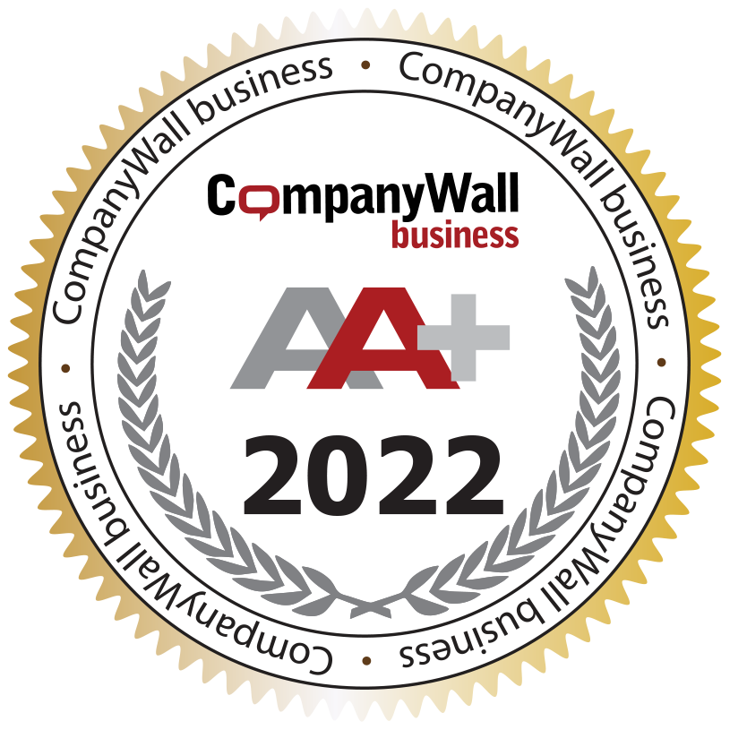 Novice - Prejeli smo certifikat bonitetne odličnosti AA+ CompanyWall 